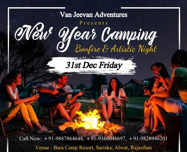 New Year Eve Night Camping Alwar